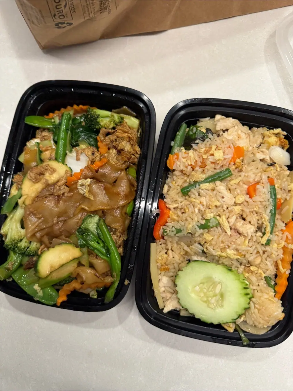 basil fried rice at Enthaice Thai Kitchen