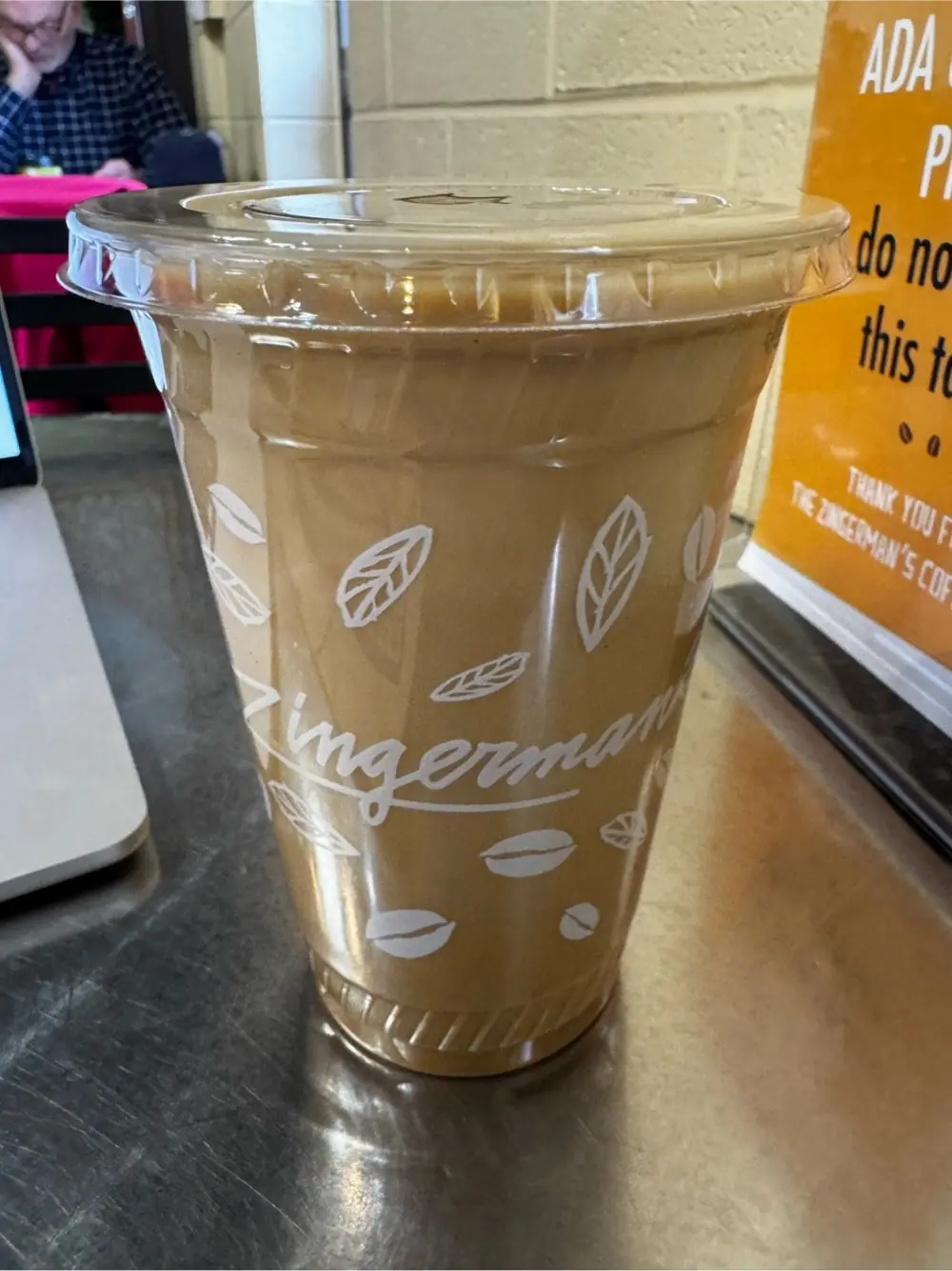 wheeler latte at Zingerman's Coffee Company