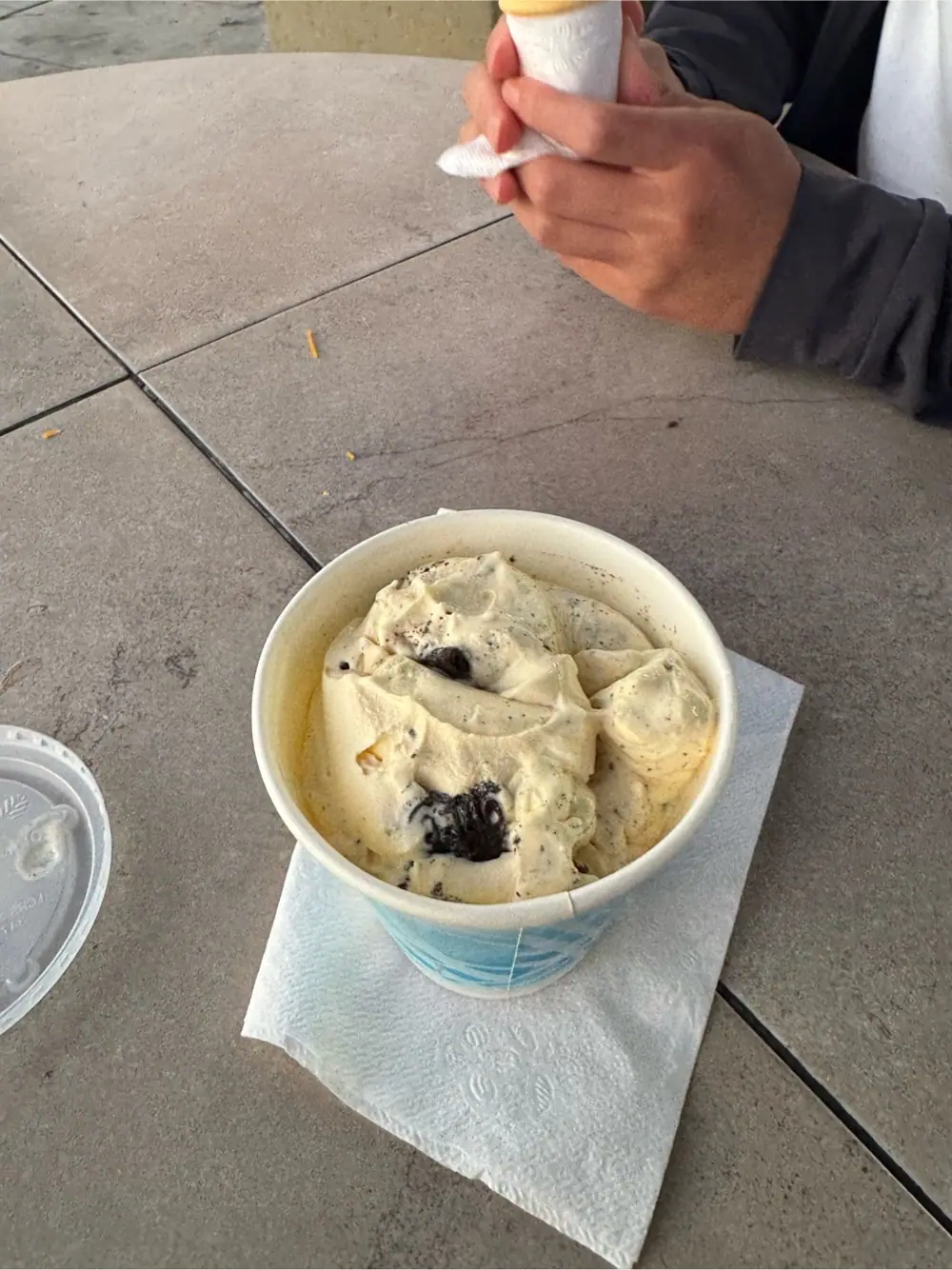 oreo swirl at Fosters Freeze