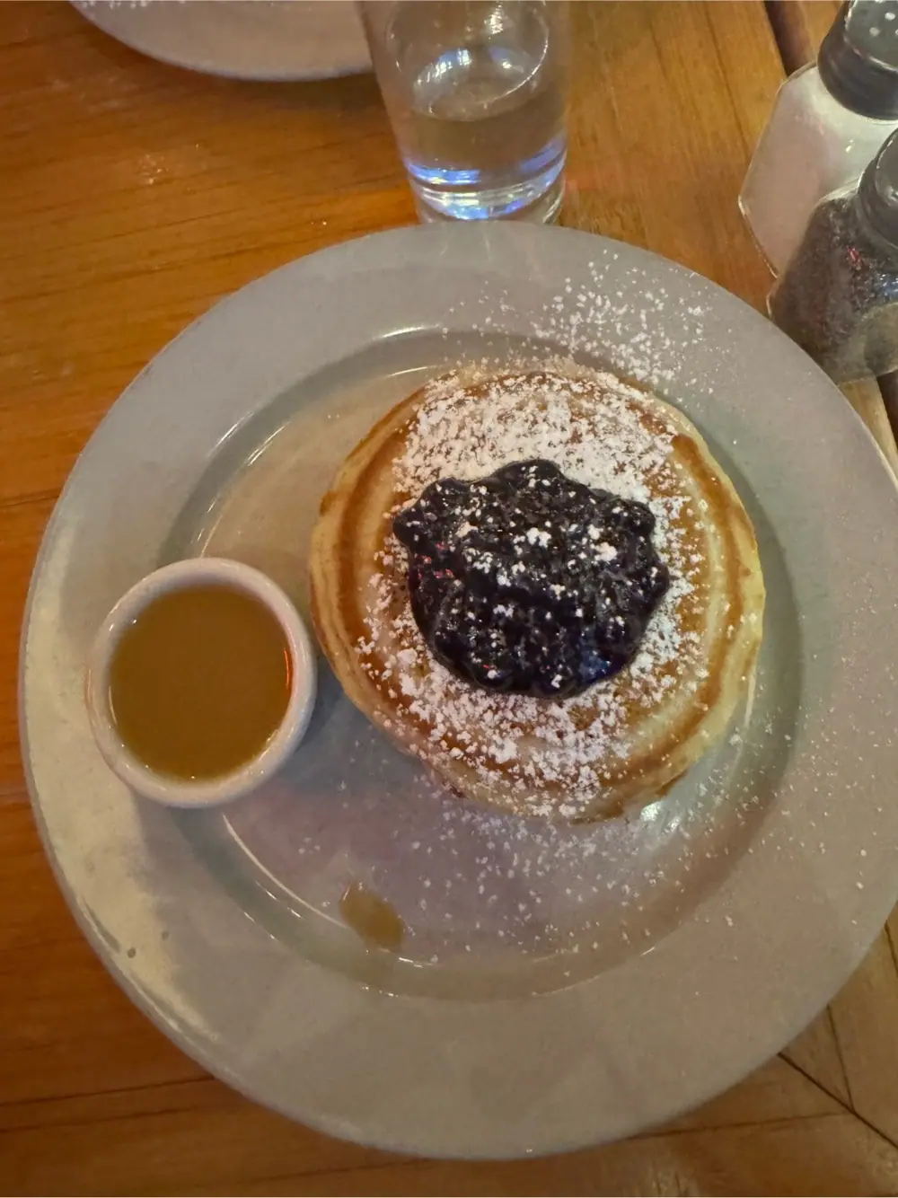 Blueberry pancakes at Clinton St. Baking Company