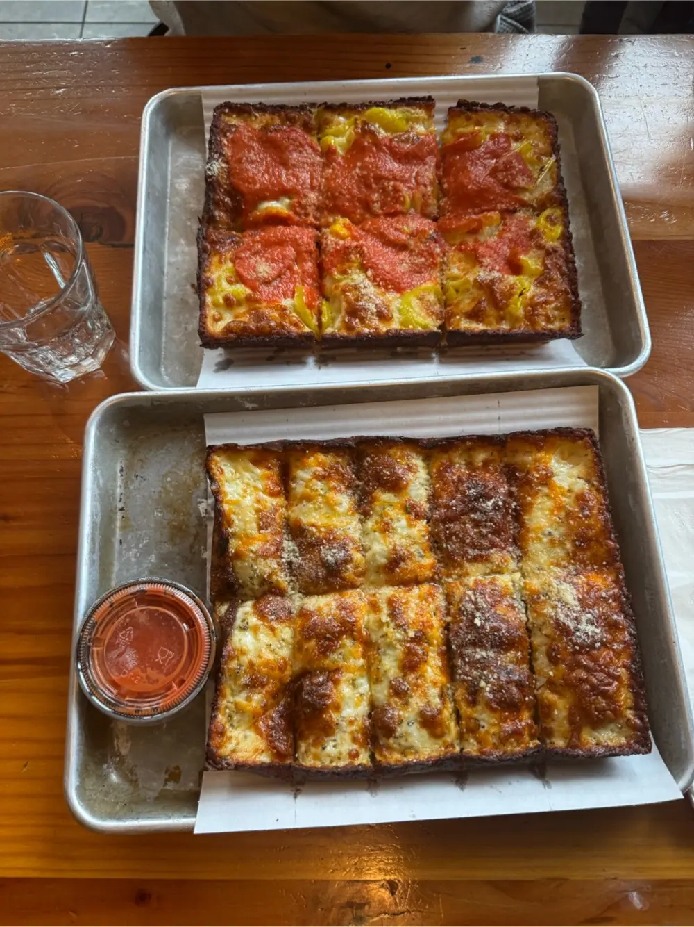 Pizza at Michigan & Trumbull
