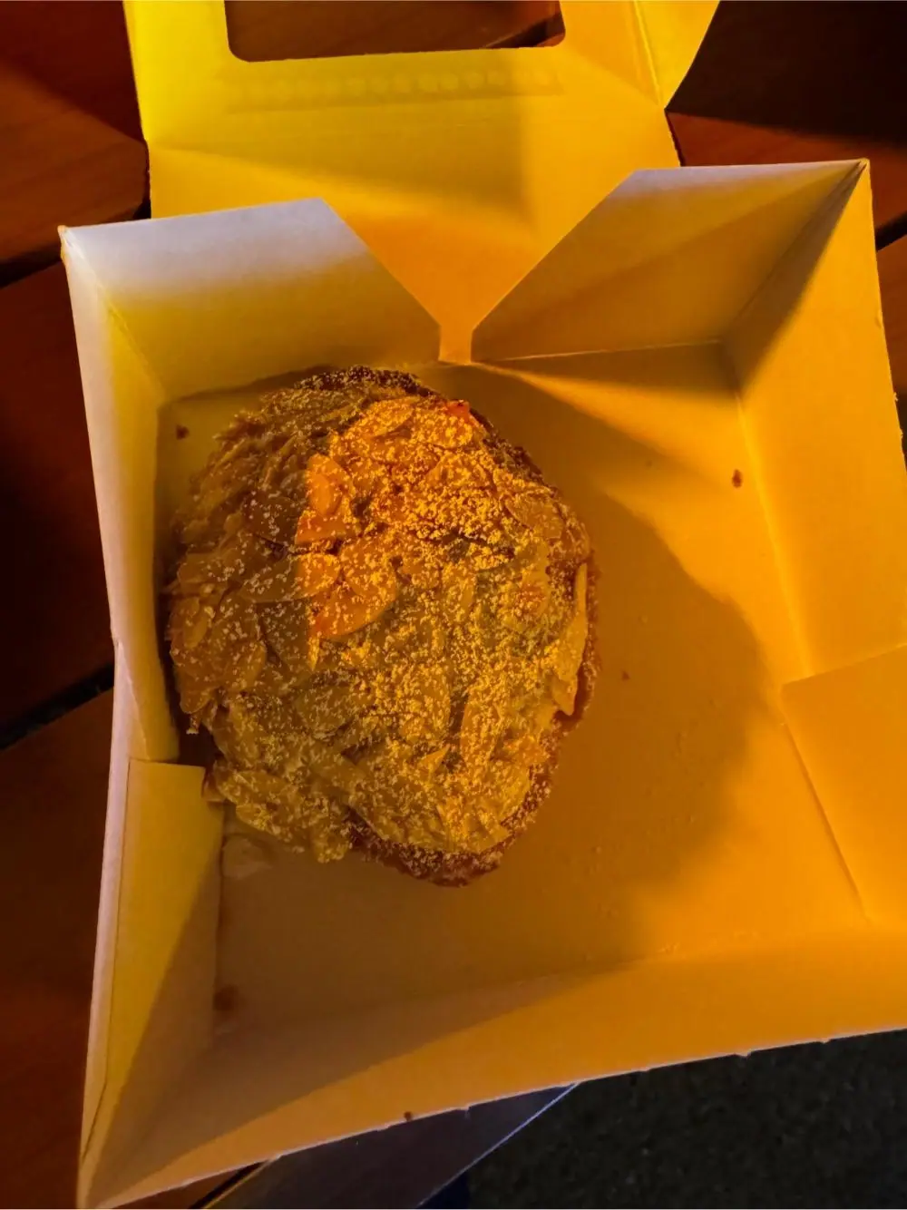 Almond croissant at Lakon Paris Patisserie Seaport