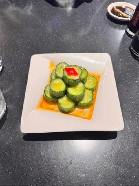 Cucumber salad at Din Tai Fung
