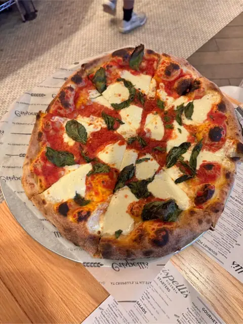 Margarita pizza at Crispelli's Bakery & Pizzeria - West Bloomfield
