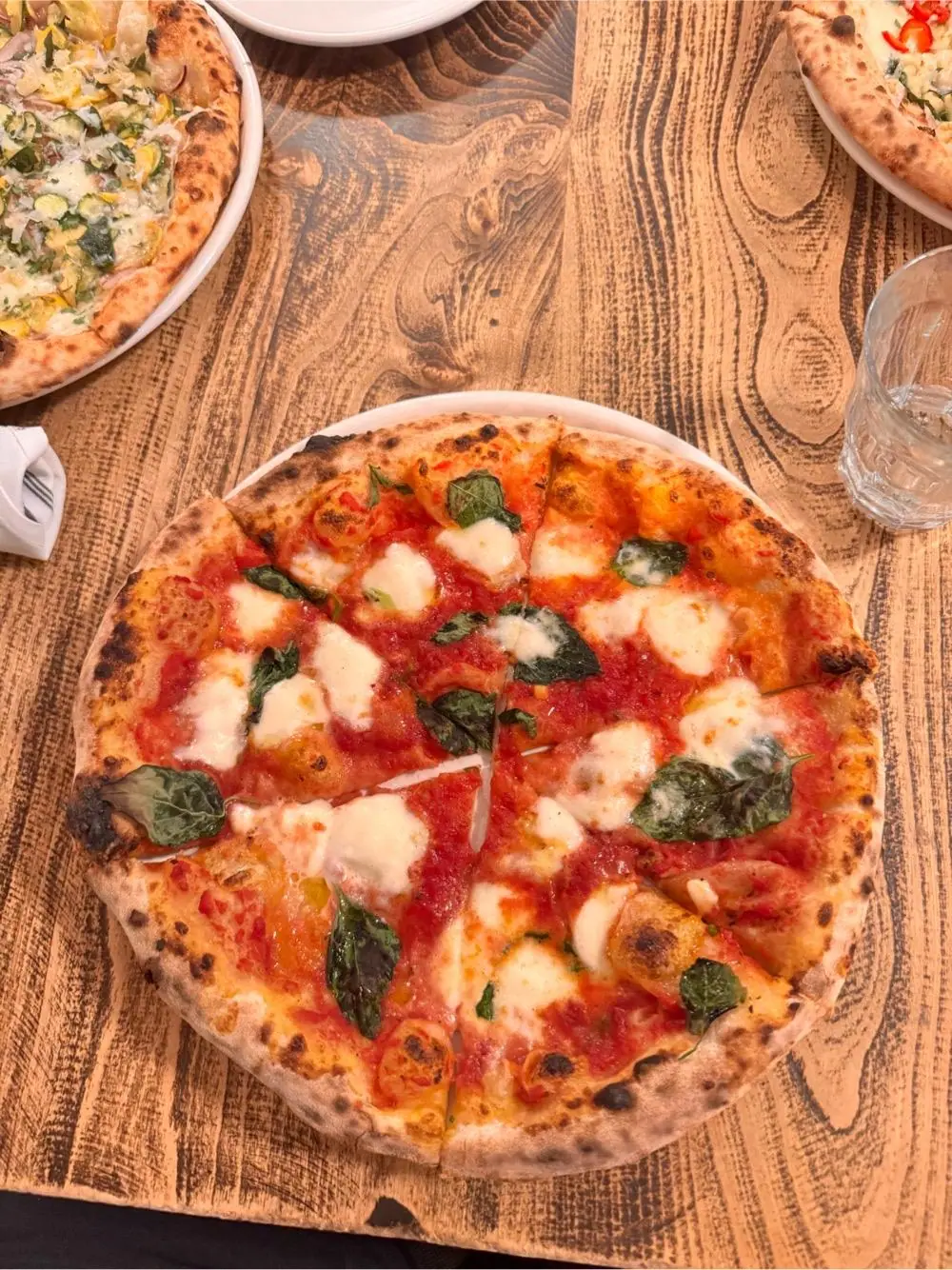 Margherita pizza at Pizza Antica