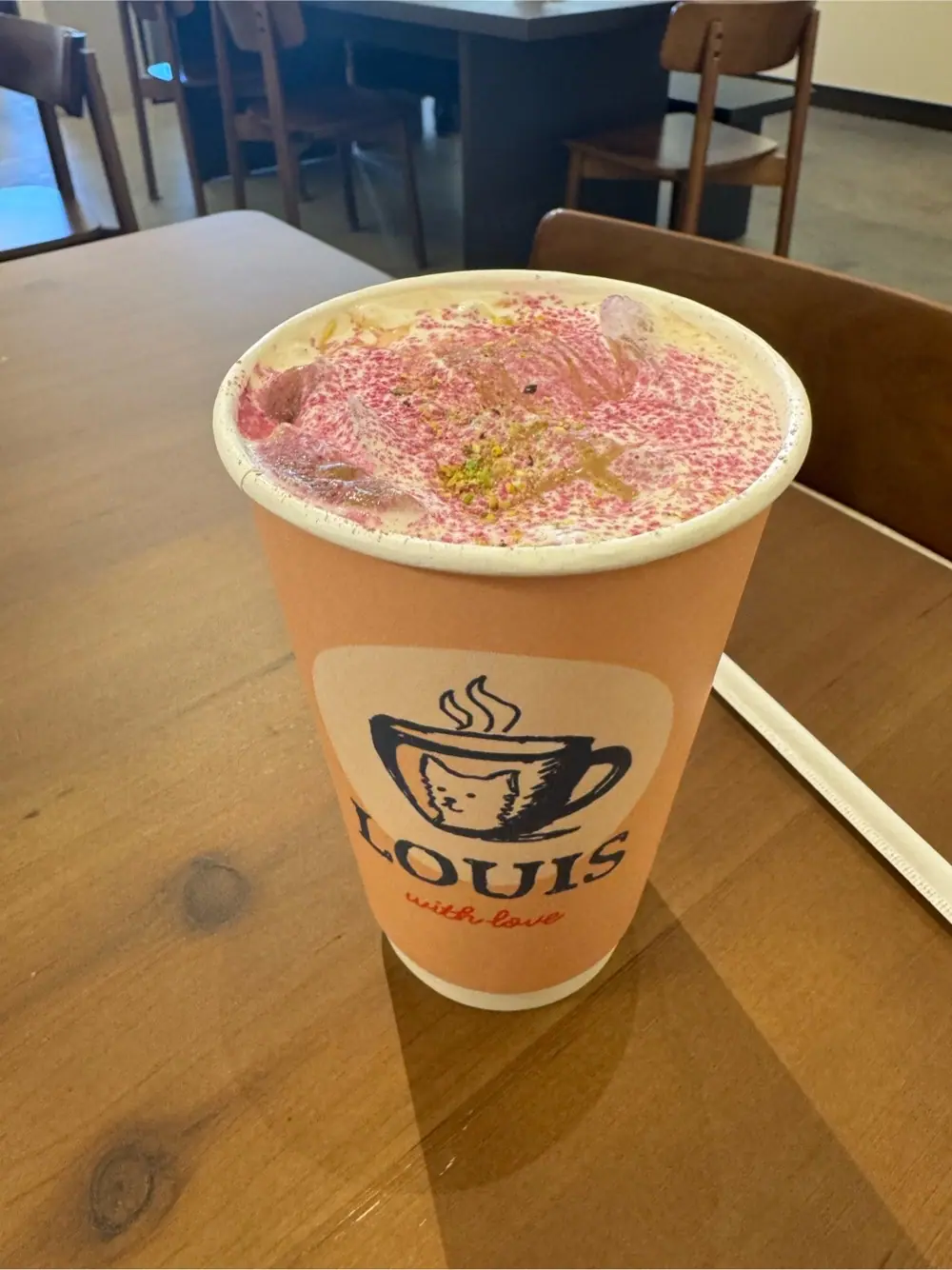 Ashta latte at Louis Coffee Bar