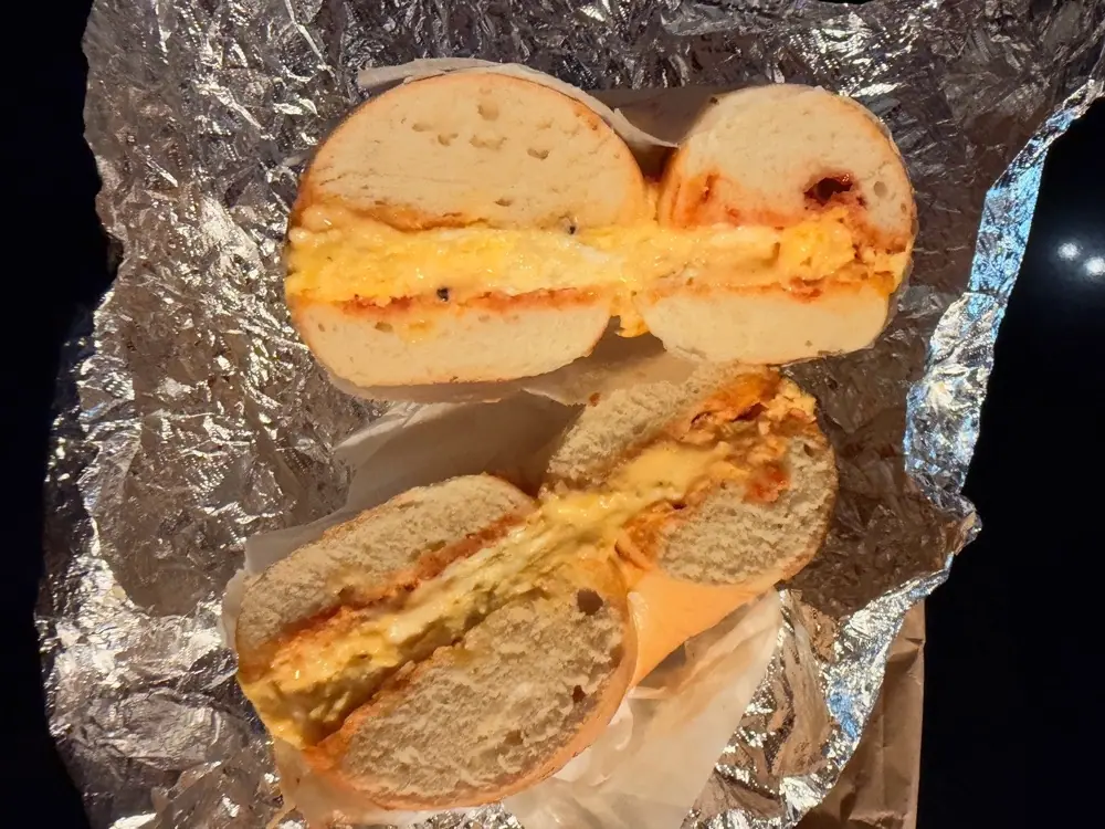 egg and cheese at LIC Bagels & Deli
