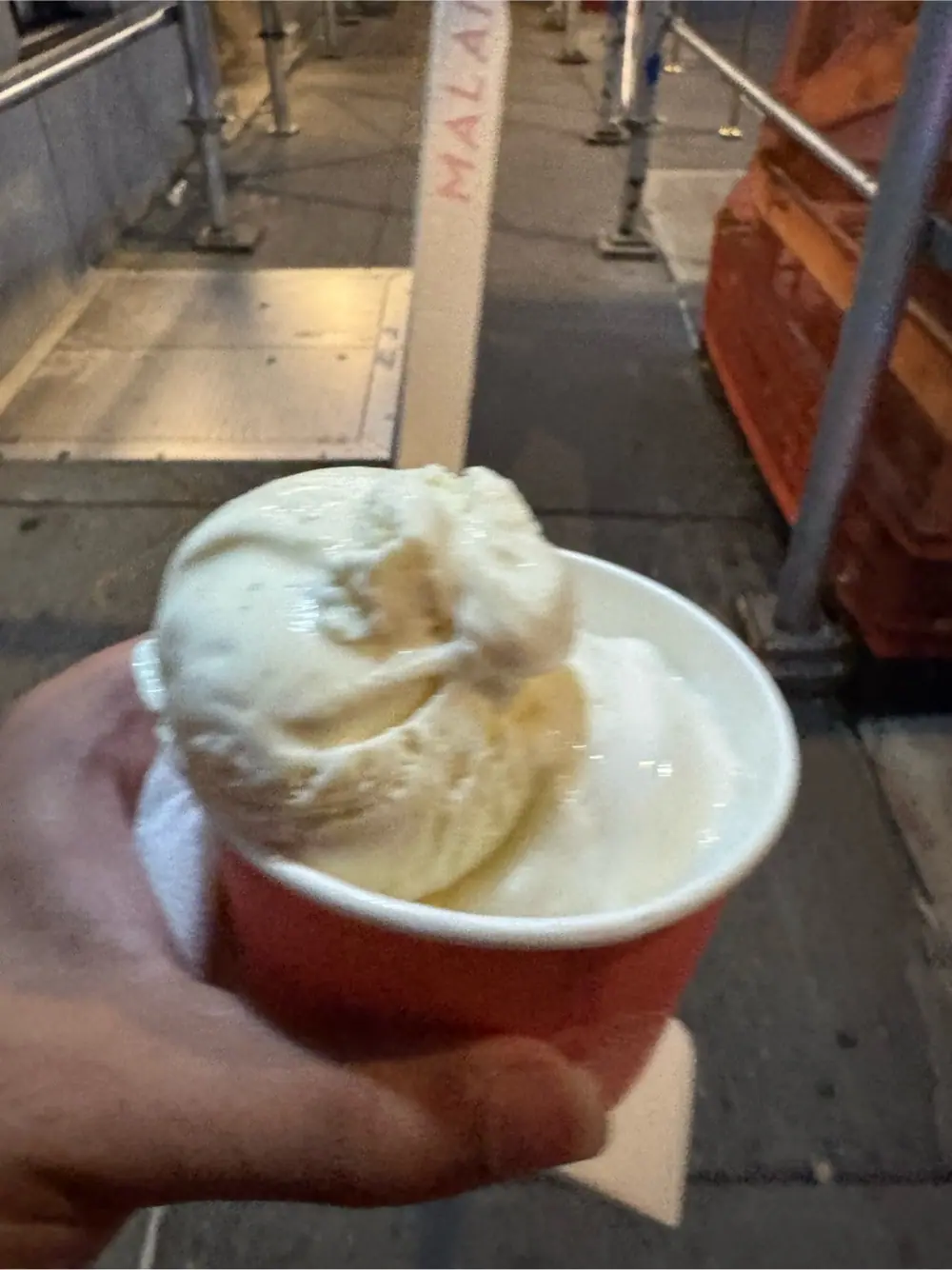 sea salt vanilla and lychee at Malai