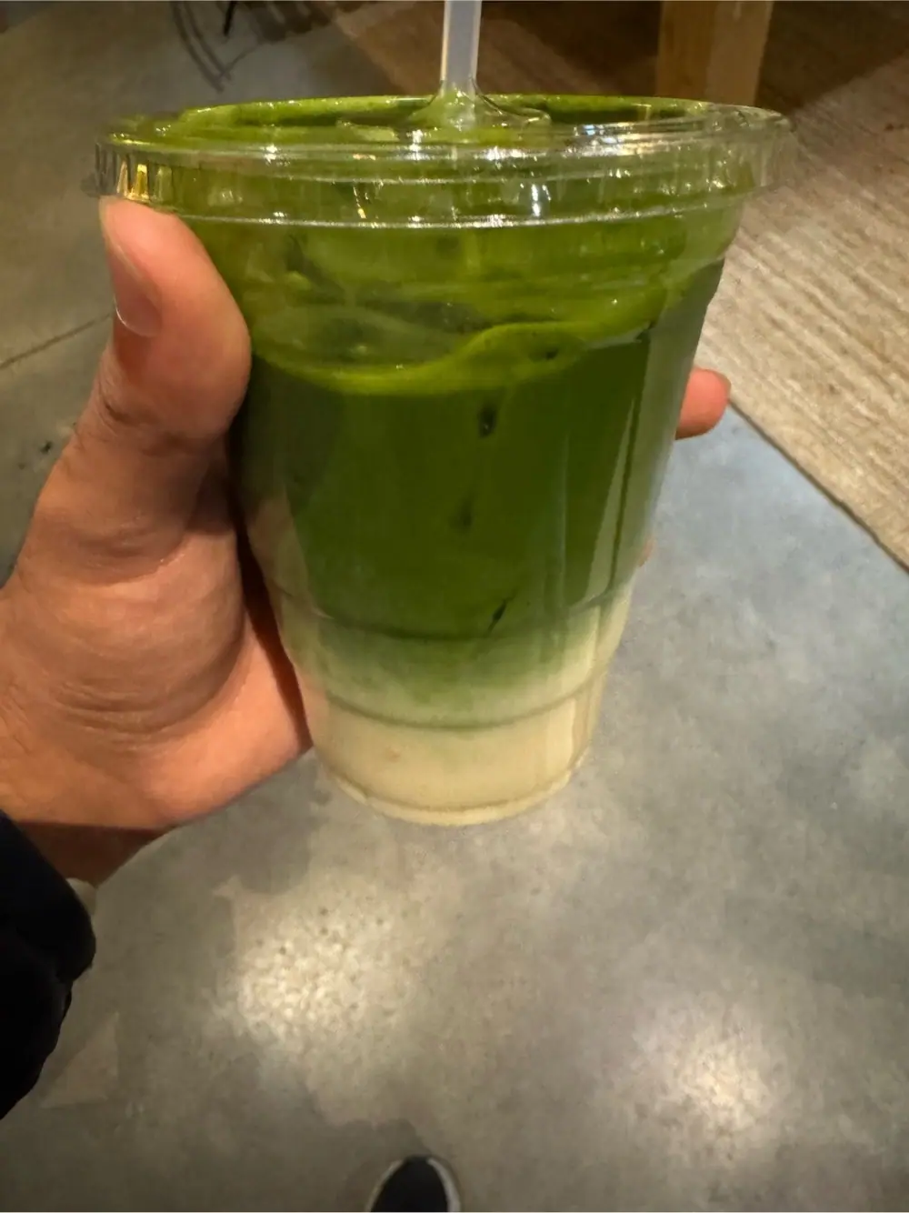 Vanilla matcha at Shinola Ann Arbor Store