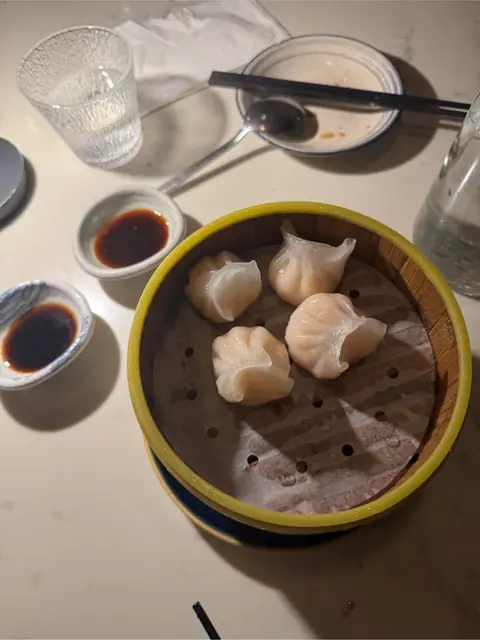 Shrimp dumplings at Antidote