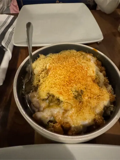 Samosa chaat at Angel