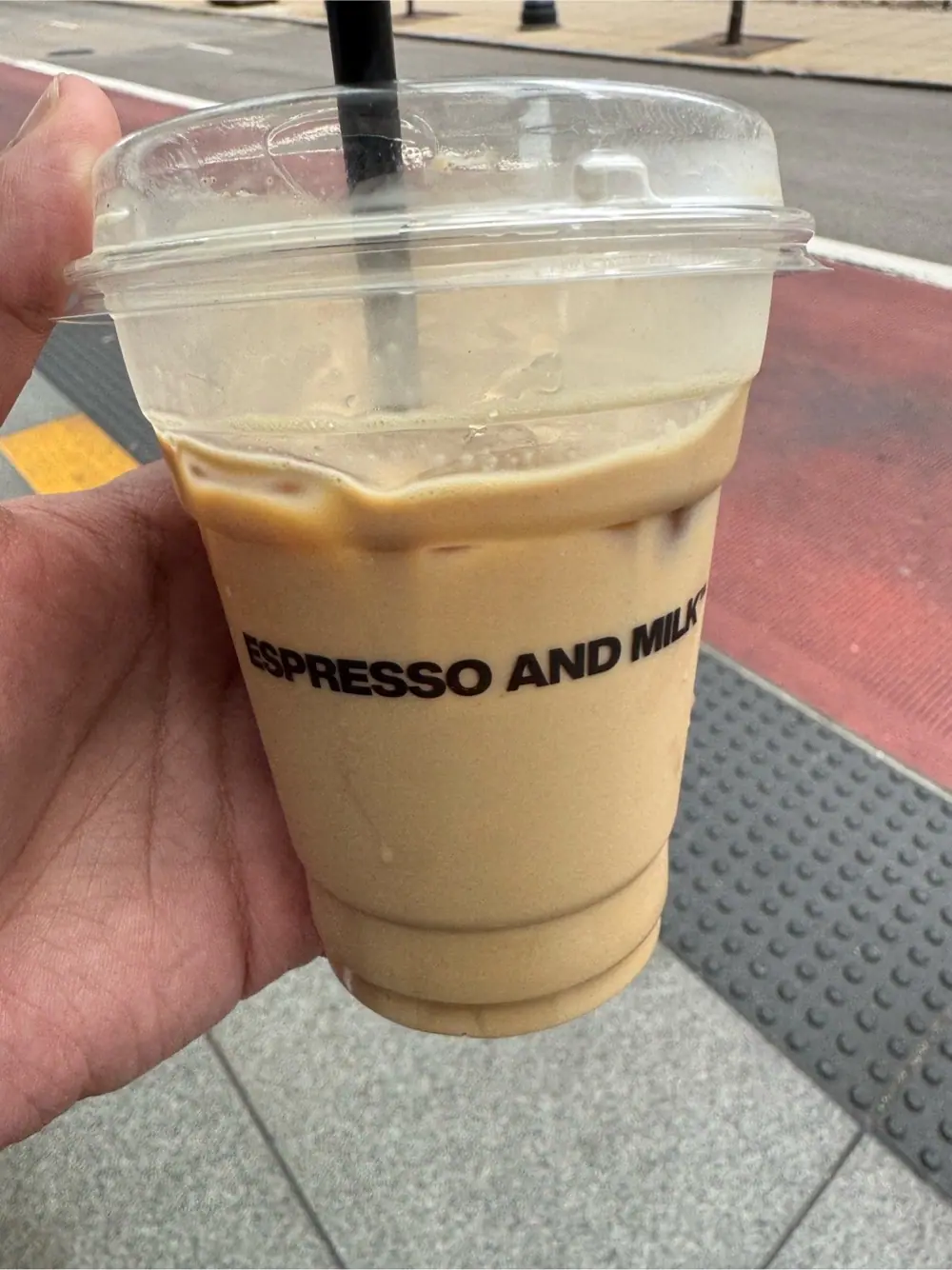 Spanish latte at ESPRESSO AND MILK