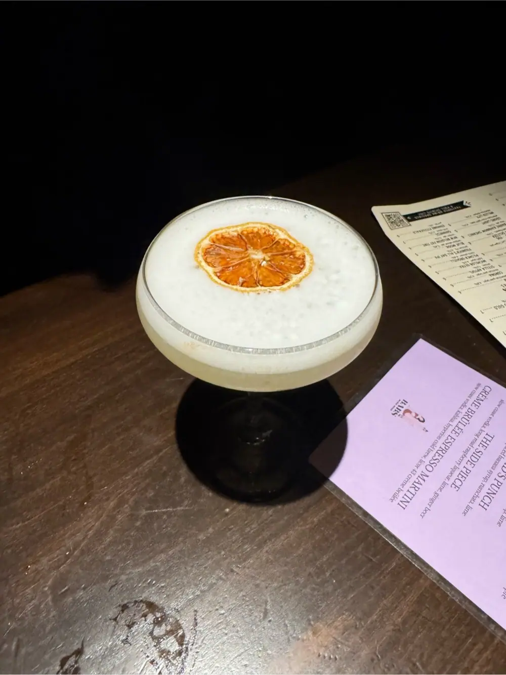 Lychee martini at Babs' Underground