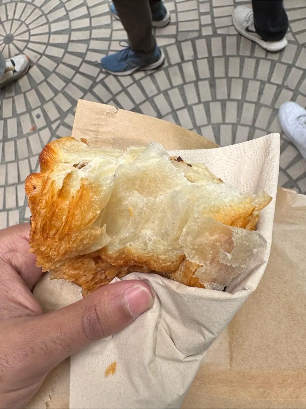 croissant at Rosalind Bakery Cafe at Embarcadero Four