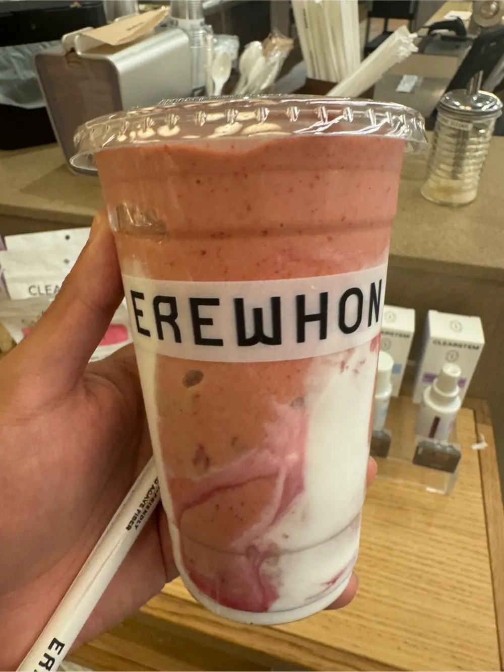 Hailey bieber smoothie at Erewhon