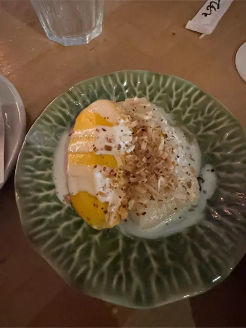 Mango sticky rice at LumLum