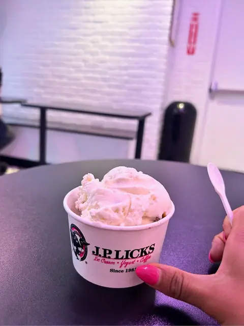 ice cream at J.P. Licks