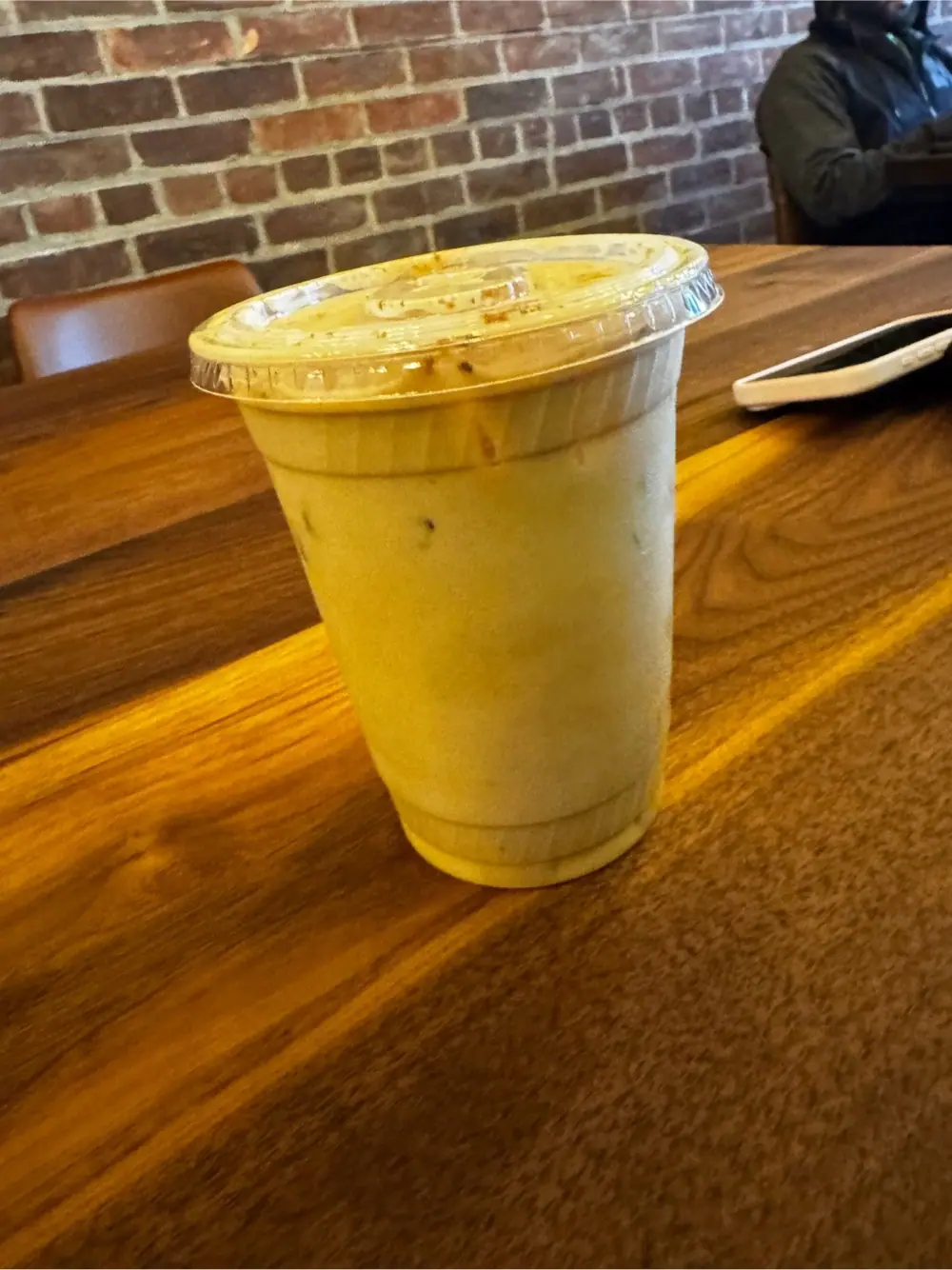 horchata latte at Meridian Coffee Co.
