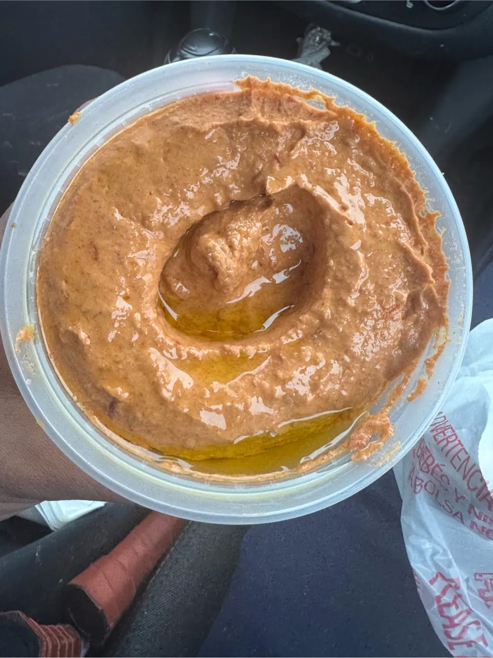 spicy hummus at Allo Beirut Restaurant