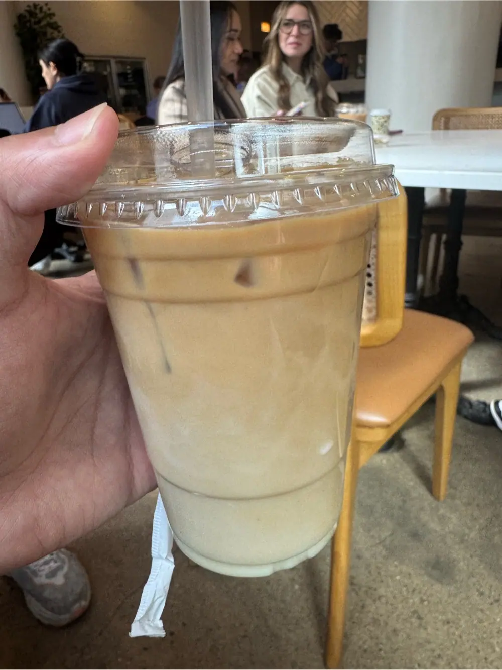 Salted jaggery caramel latte at Swadesi Cafe
