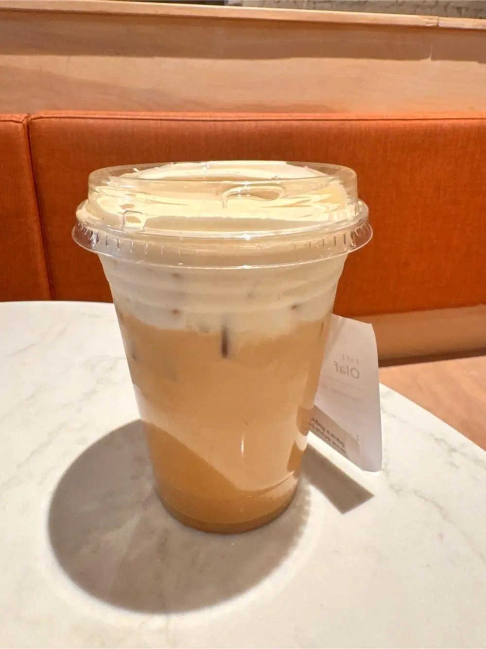 Sea salt carmel latte at Ondo Bakery