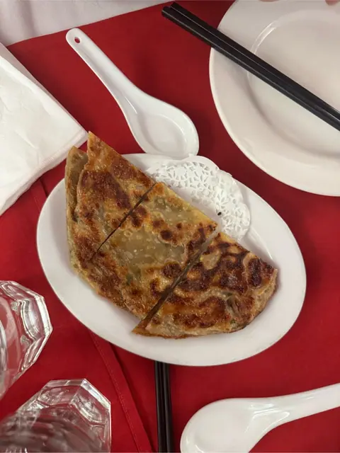 Scallion pancakes at Dim Sum Go Go