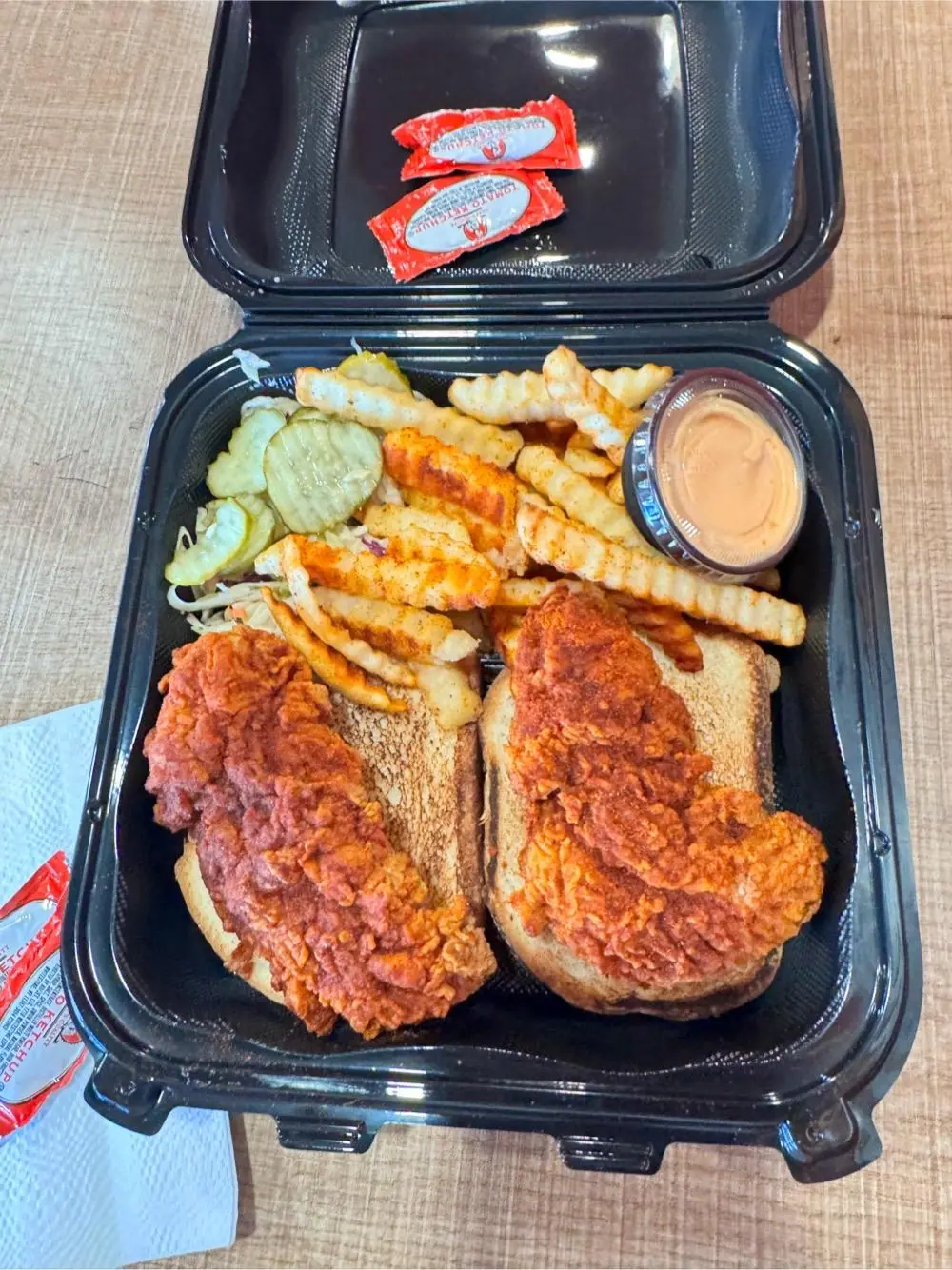 chicken at ANGRY HOT CHICKEN