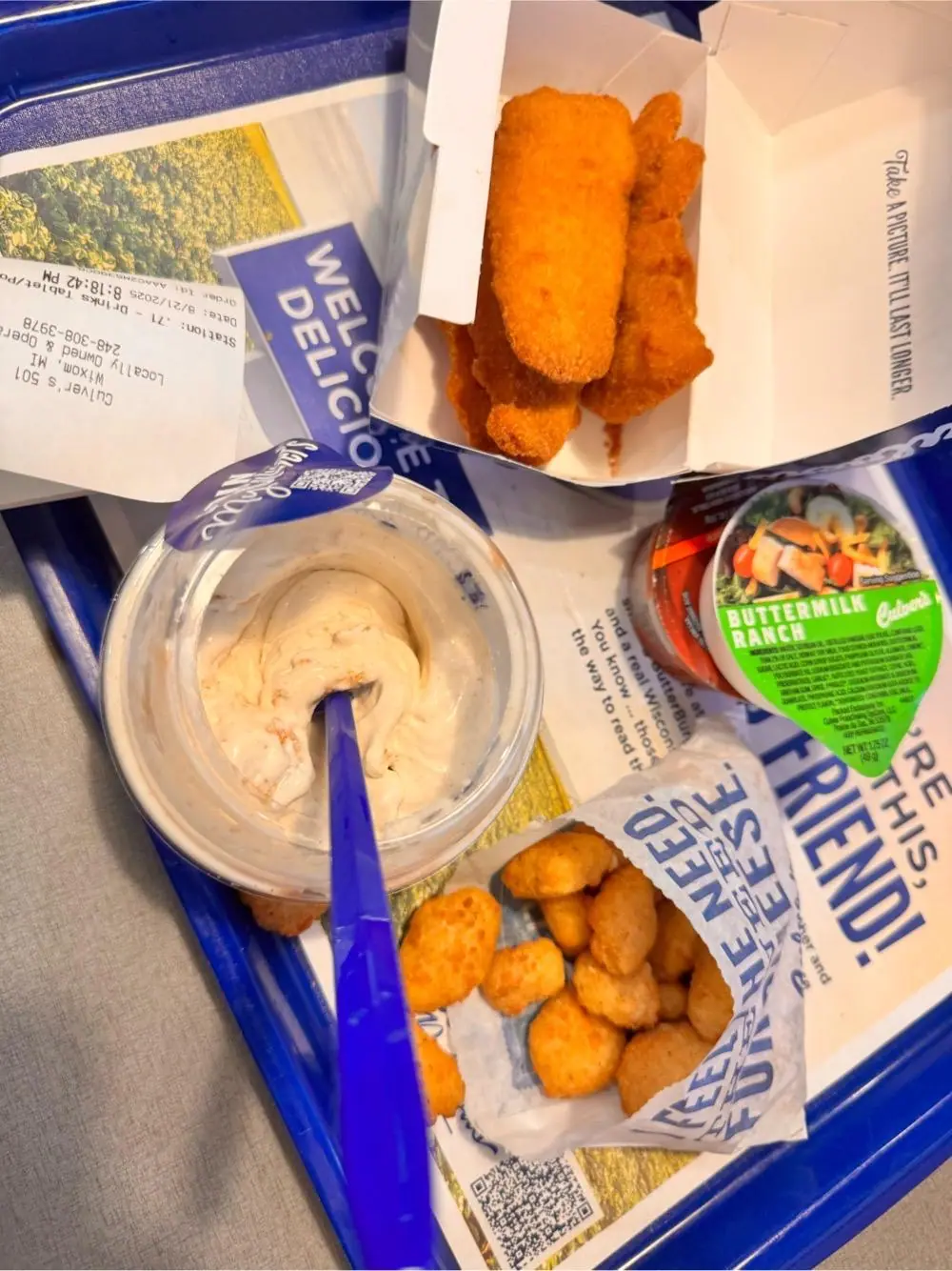 meal at Culver’s