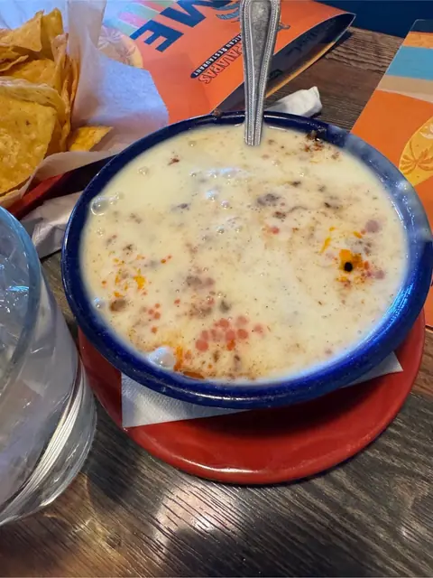 queso at Las Palapas Mexican Restaurant