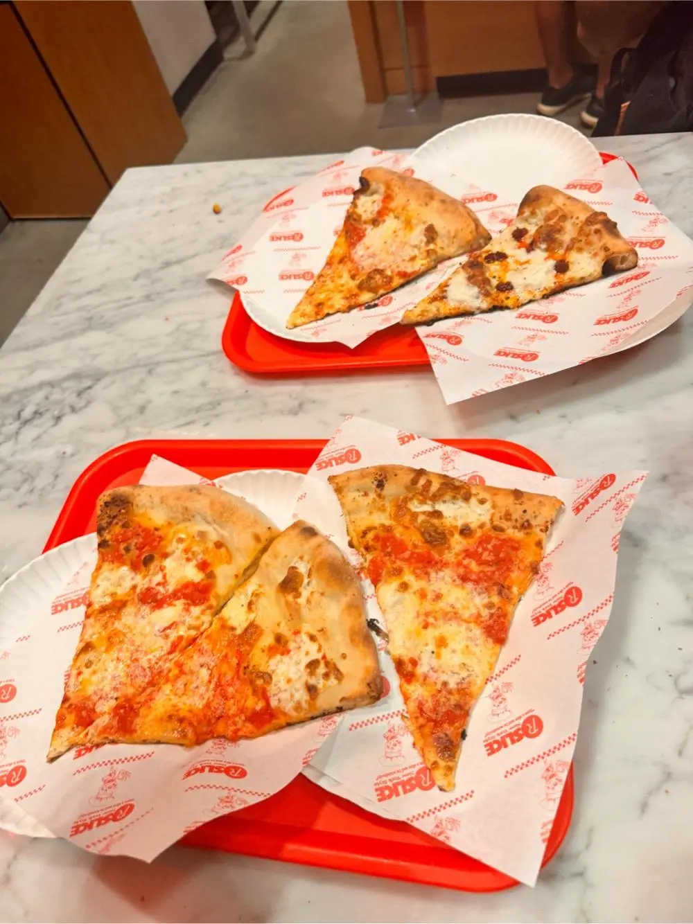 pizza at R Slice Pizza