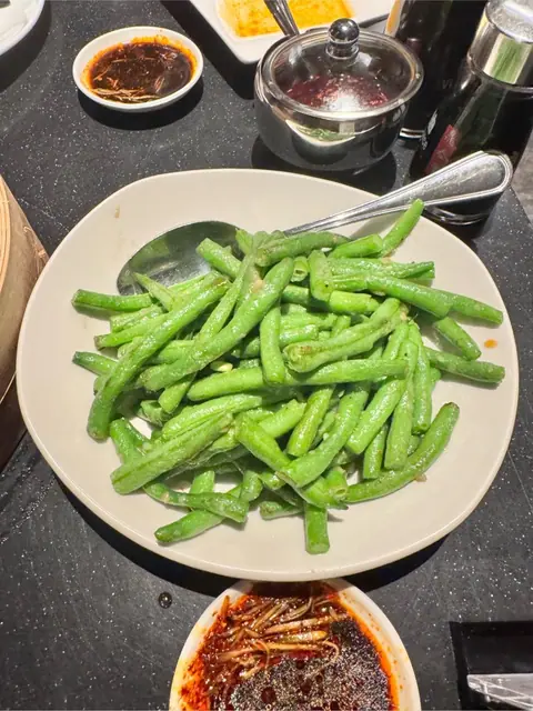Green beans at Din Tai Fung