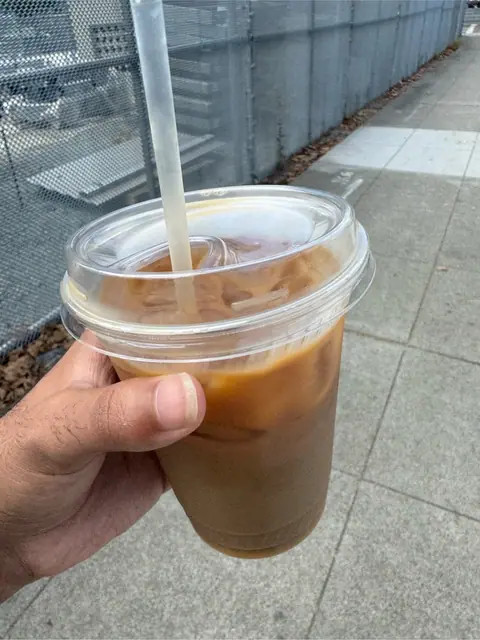 vanilla cold brew at Academic Coffee
