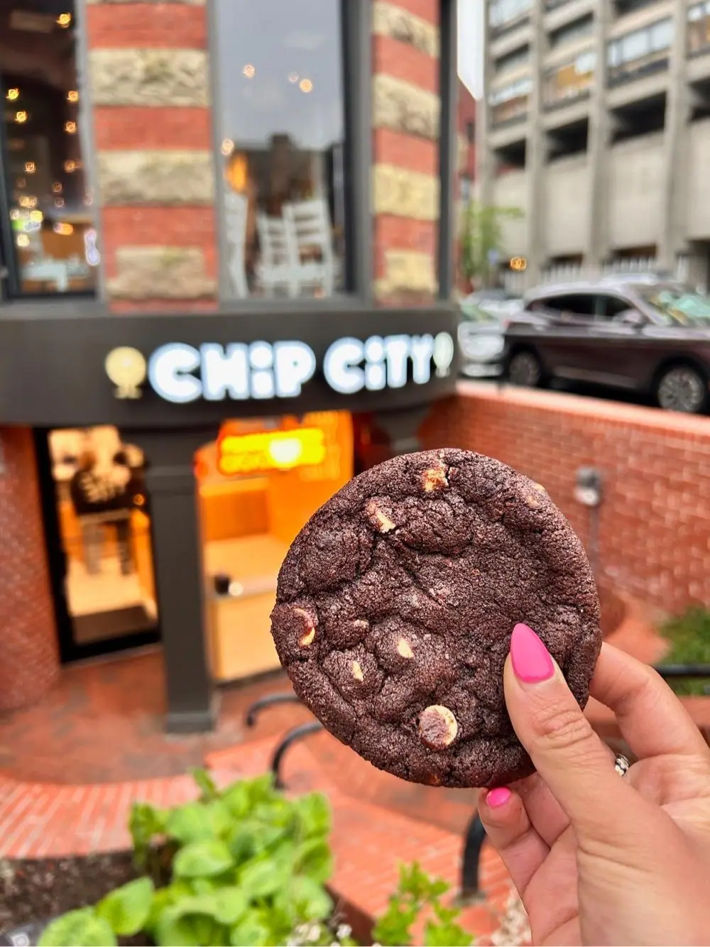 triple chocolate cookie at Chip City