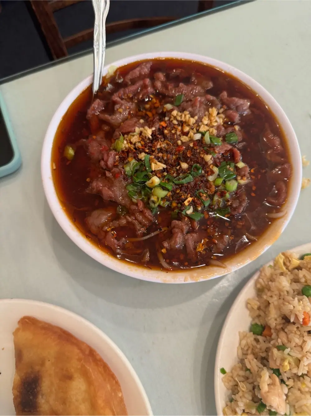 boiled beef at Hunan Taste Restaurant