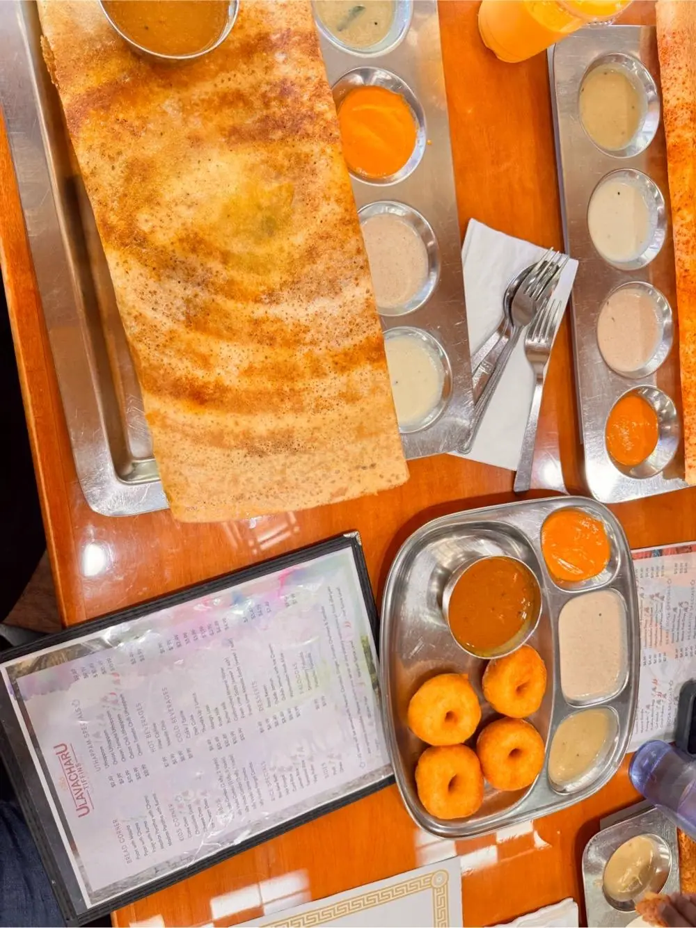 Dosa at UlavacharU Tiffins Campbell