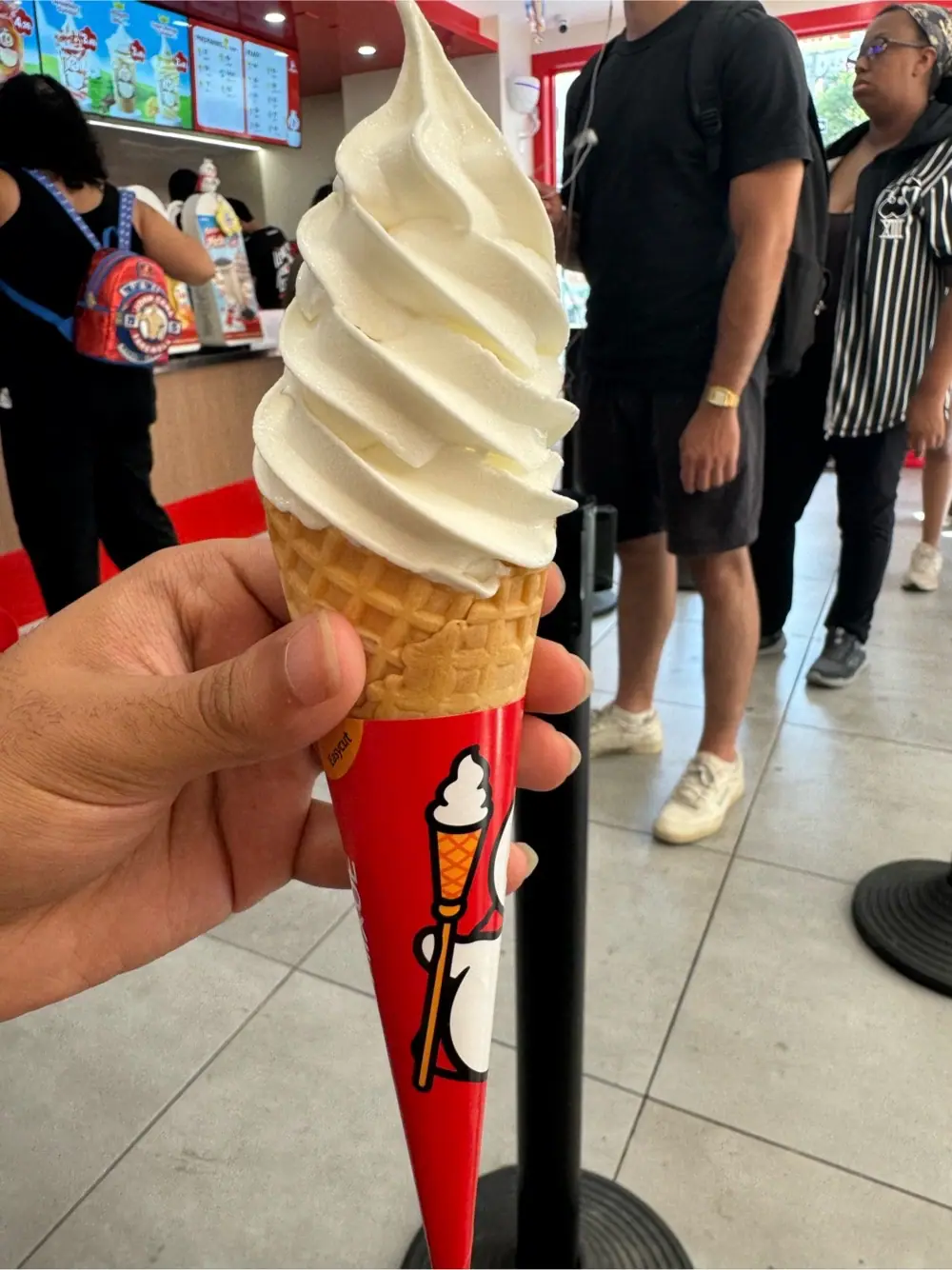 soft serve at MIXUE