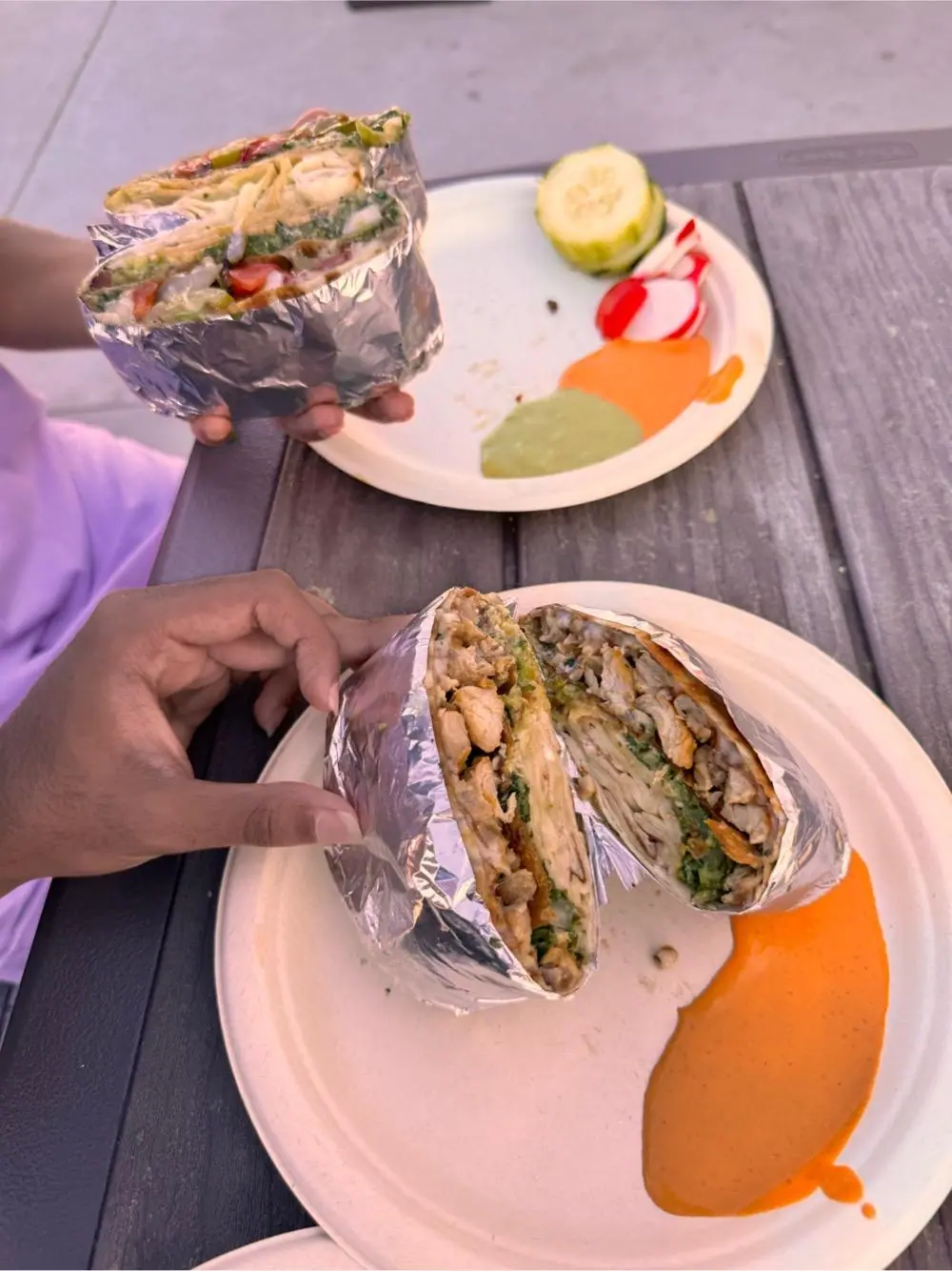 crunchwrap at Tacos Mi Reynita