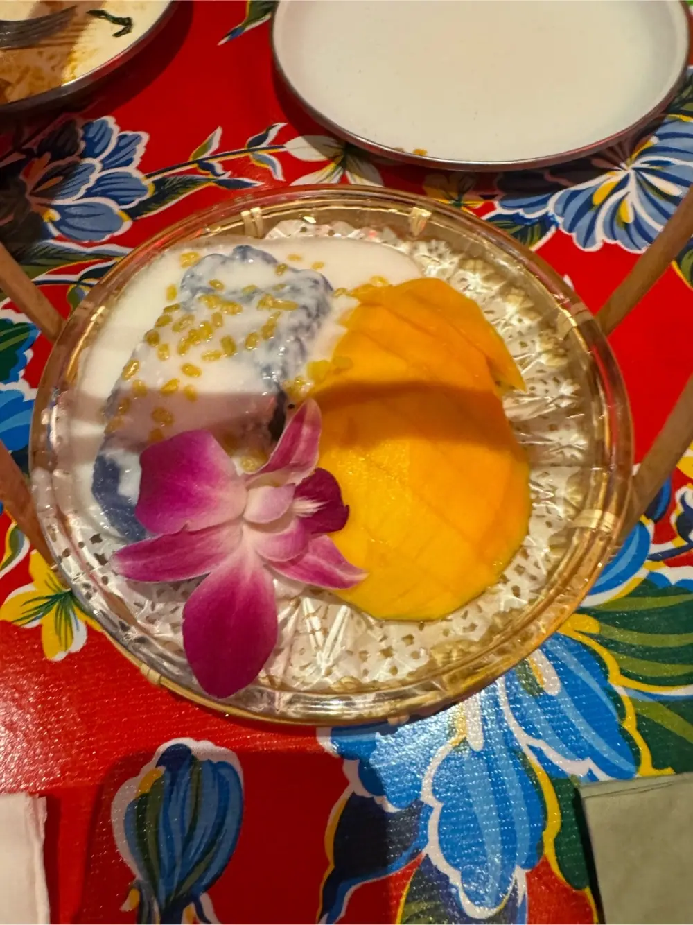 Mango sticky rice at Tuk Tuk Thai Isan Street Food