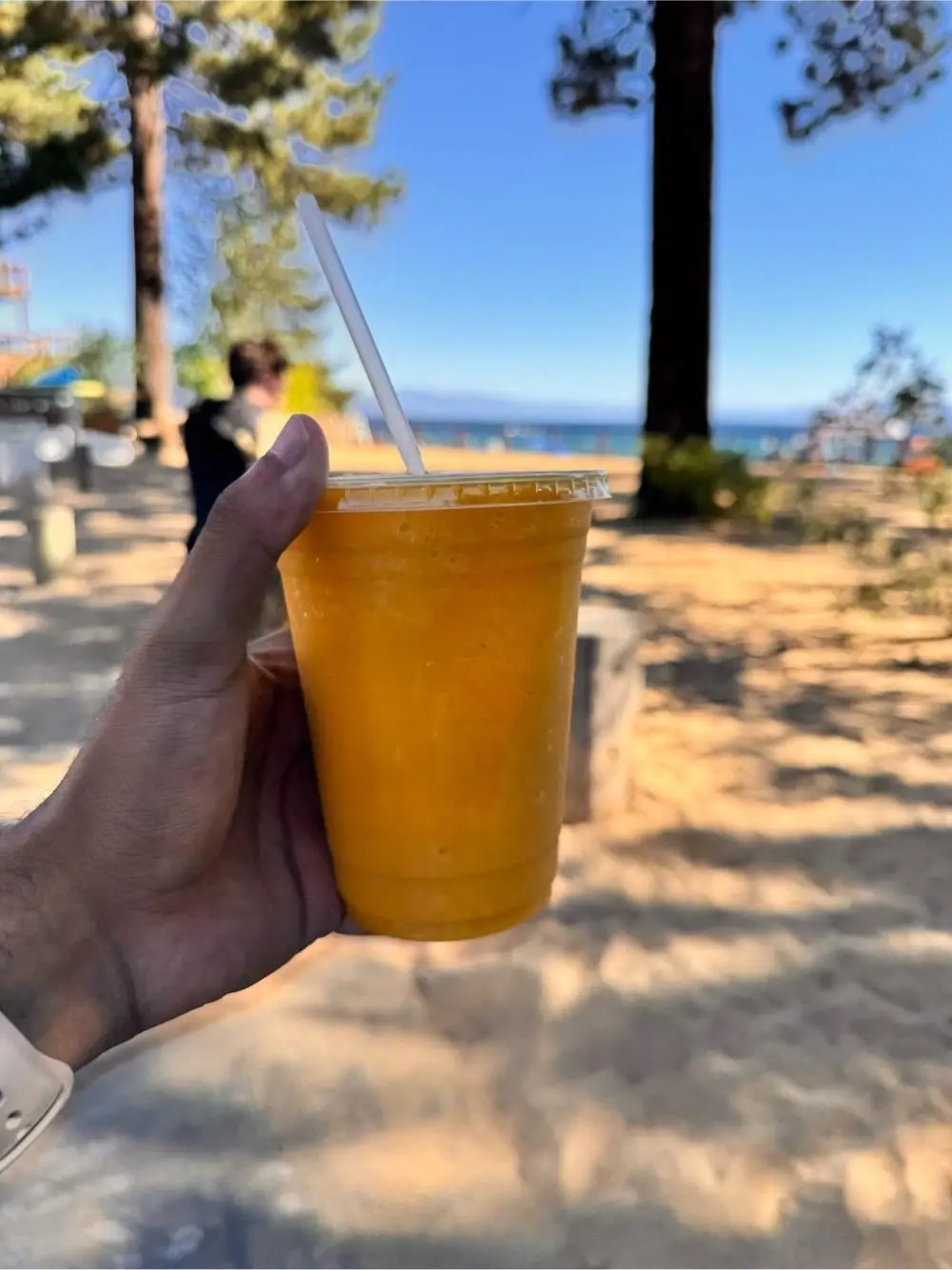 overpriced orange juice at JAVAHUT Kings Beach