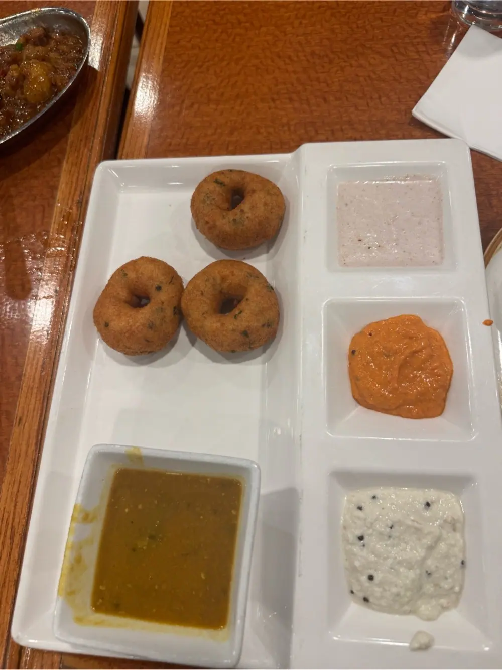 vada at VANAM - INDIAN VEGETARIAN