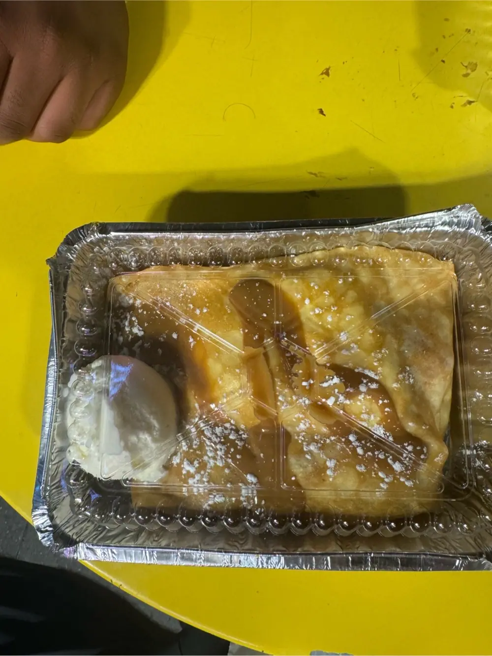 Tres leches crepe at Creperie NYC