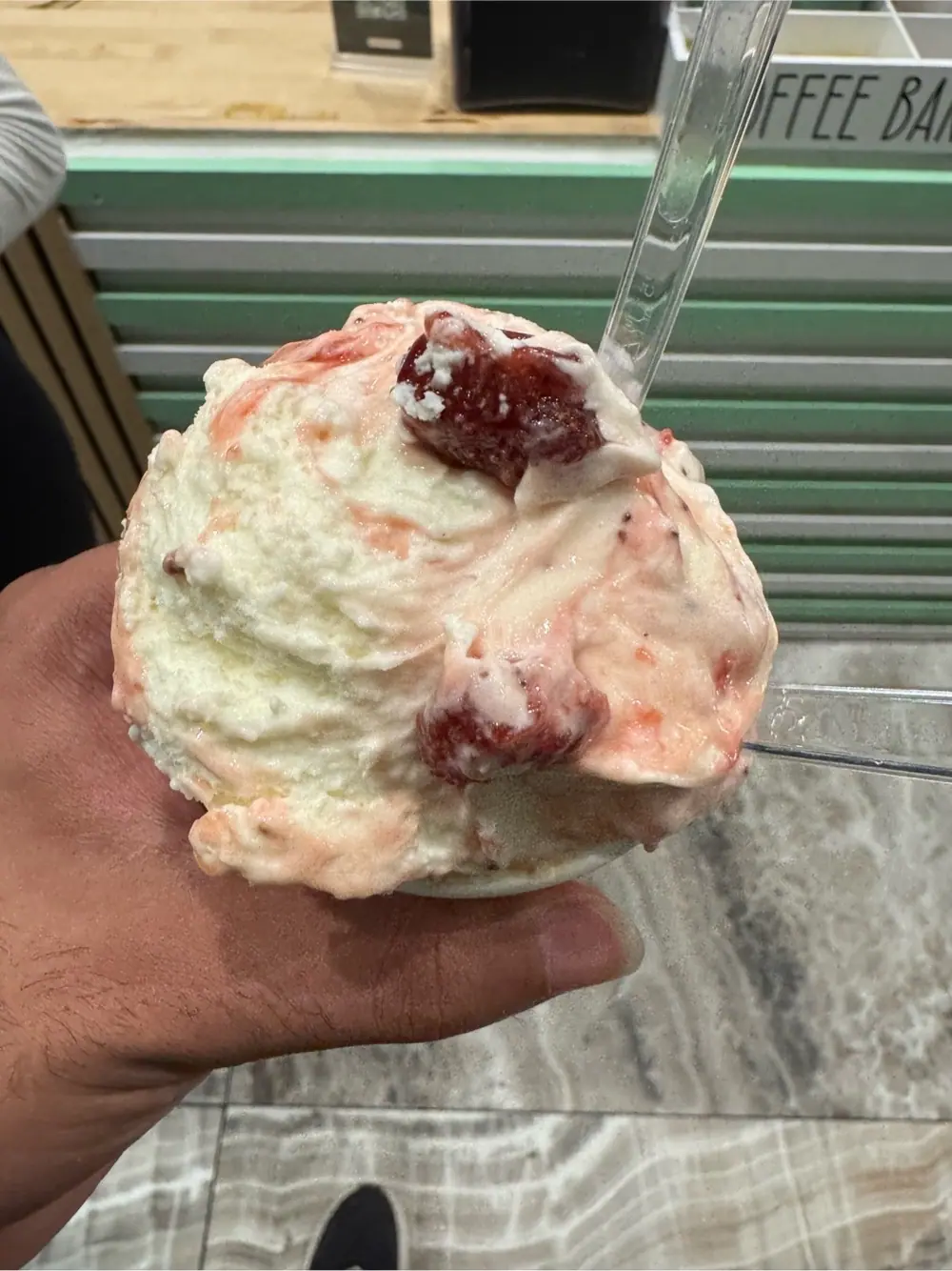 Gelato at Gelatoville Gelataria