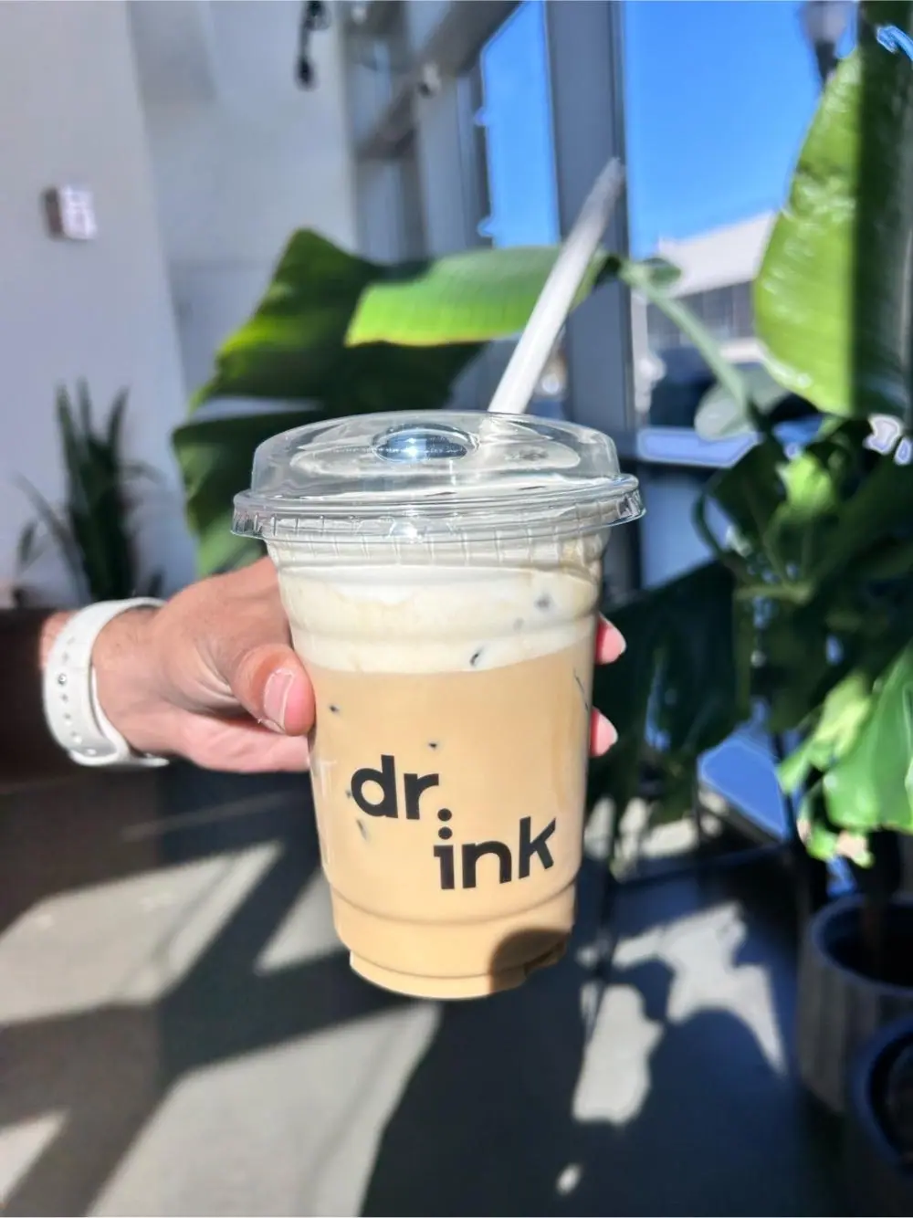 Butterscotch latte at Dr.ink