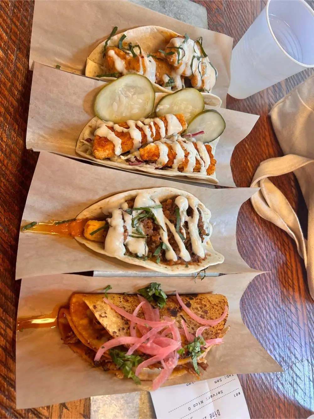 tacos at Velvet Taco