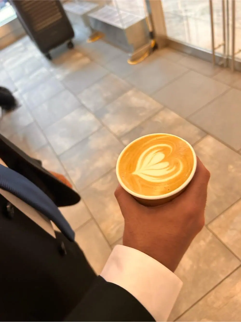 latte at Blue Bottle Coffee