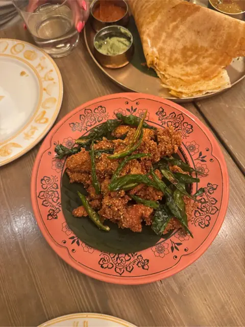 Fried chicken at Kanyakumari