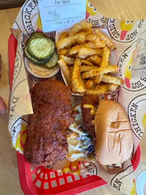 chicken at Dave's Hot Chicken