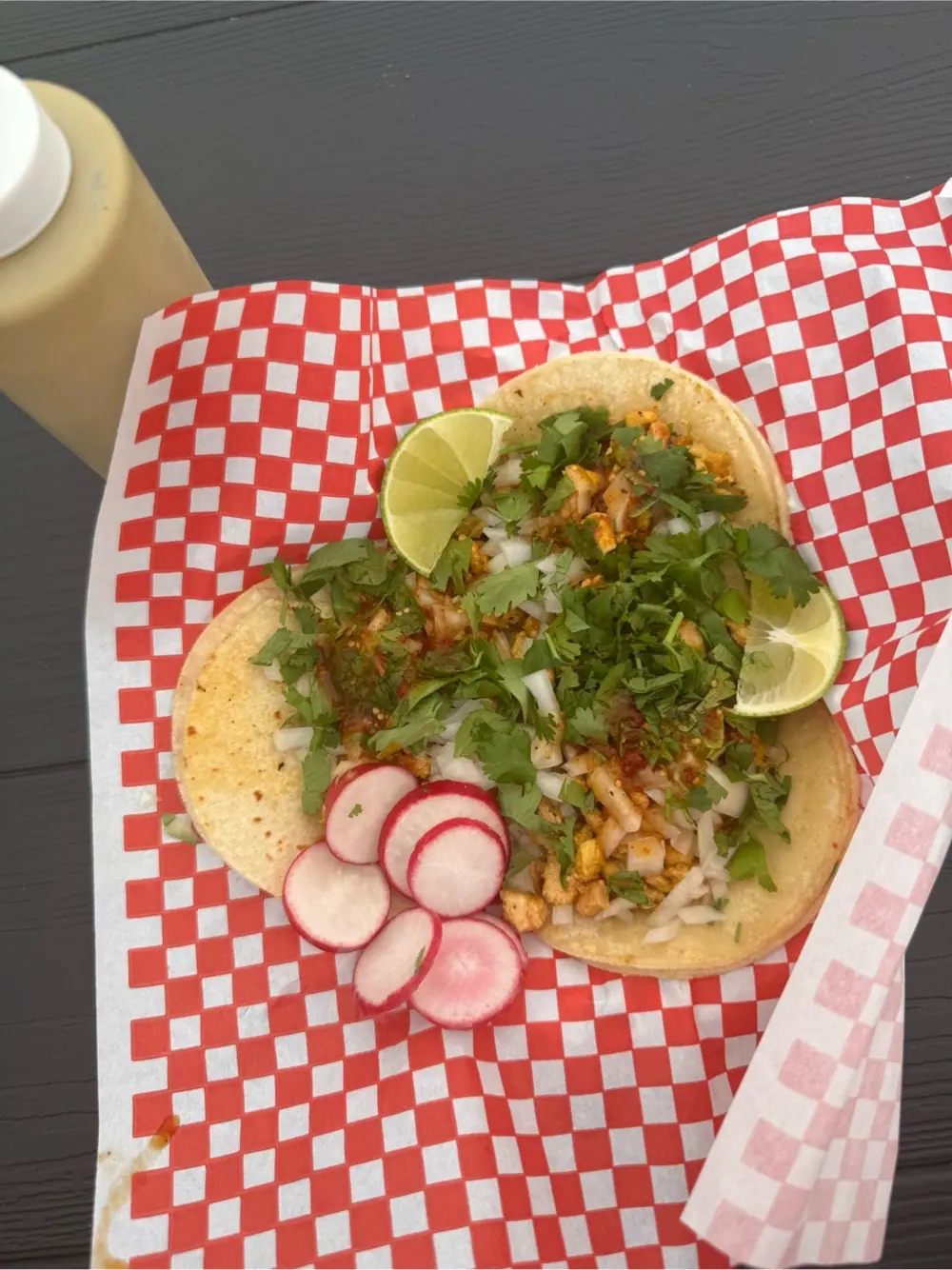tacos at El Sazón de Claudia