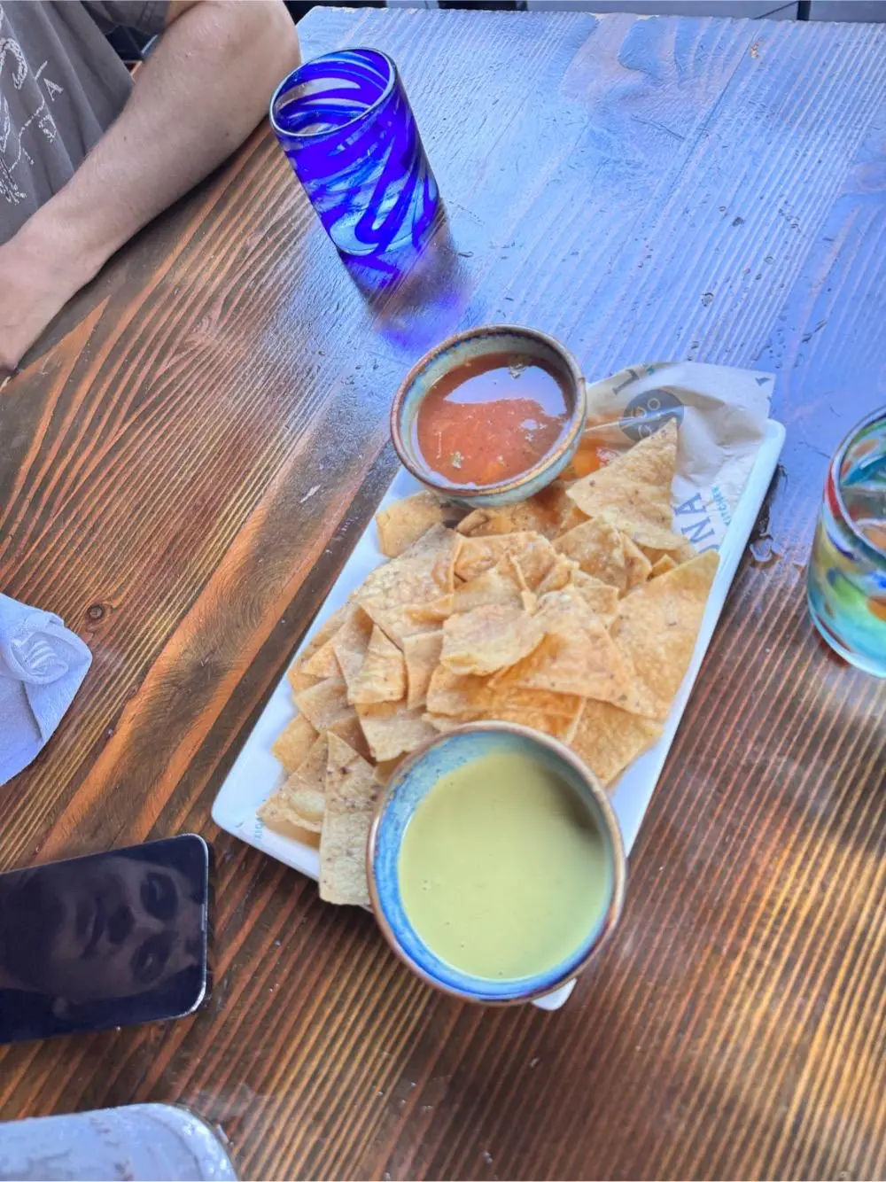 Chips and salsa at LUNA Mexican Kitchen - The Pruneyard