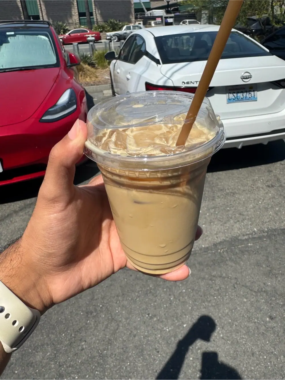 Dulce de leche latte at Chromatic Coffee Co.